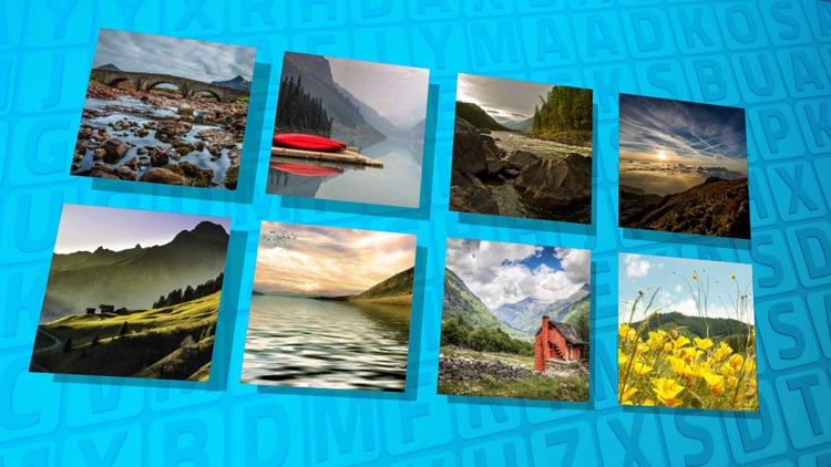 Wordsearch Revealer Mountains