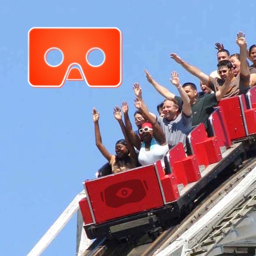 VR Roller Coaster Virtual Reality Icon