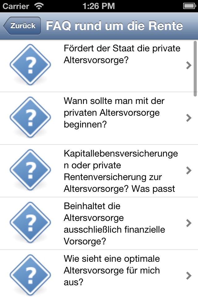 Rentenrechner screenshot 3