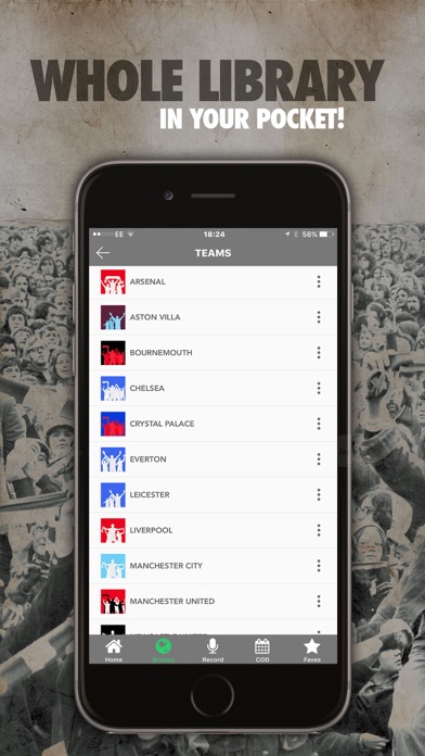Screenshot #2 pour FanChants Chansons de foot