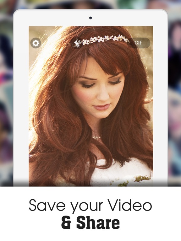 GIF2me- Create video loops, gif & amazing filters iPad screenshot 5 - Photo & Video app