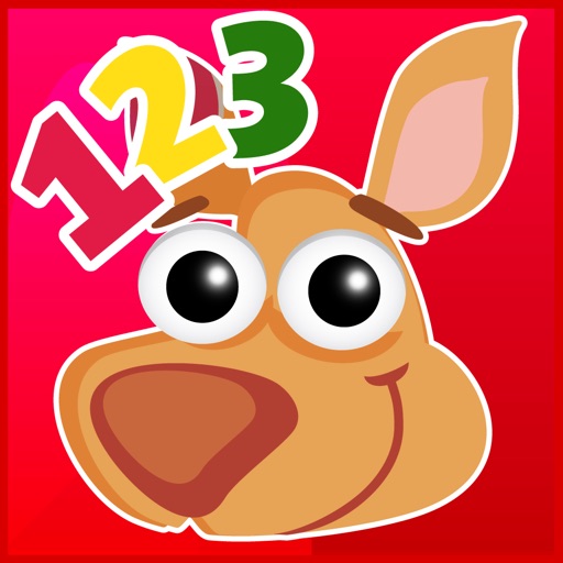 1 2 3 Kangaroo Preschool Counting Activities Game icon