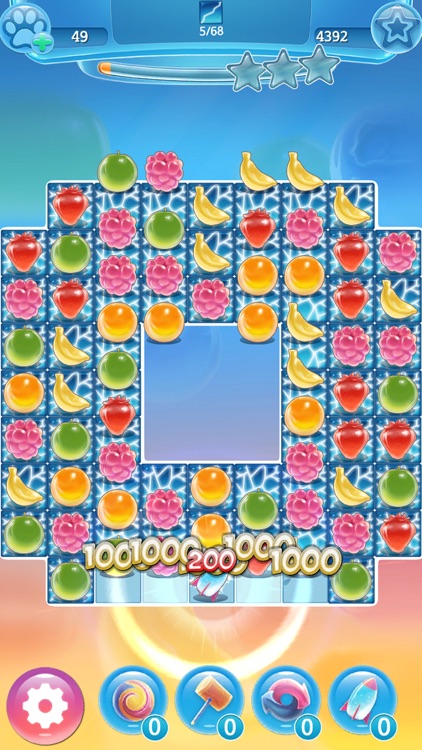 Super Icy Fruits Blast - Match 3 Puzzle Game
