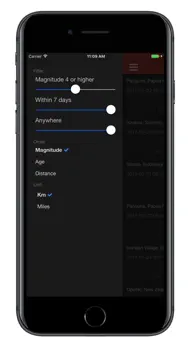QuakeList - Recent Earthquakes iphone bilder 1
