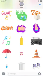 street music stickers iphone screenshot 2