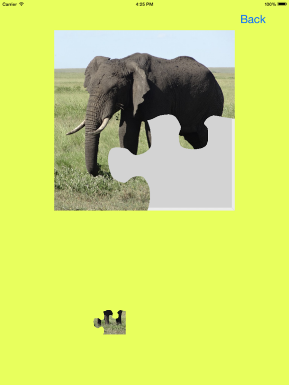 Screenshot #5 pour Elephants Jigsaw Puzzles with Photo Puzzle Maker