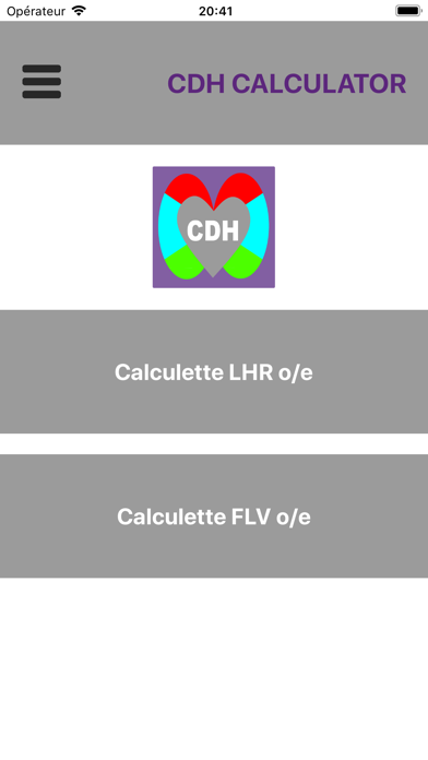 Screenshot #1 pour CDH Calculator