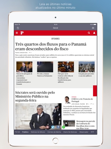 Portuguese Newspapers screenshot 3