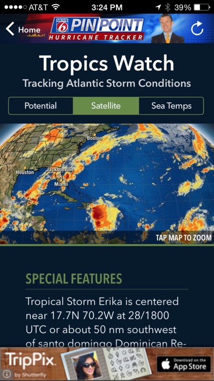 News 6 Pinpoint Hurricane Tracker