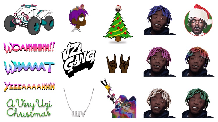 Lil Uzi Vert: A Very Uzi Christmas Sticker Pack