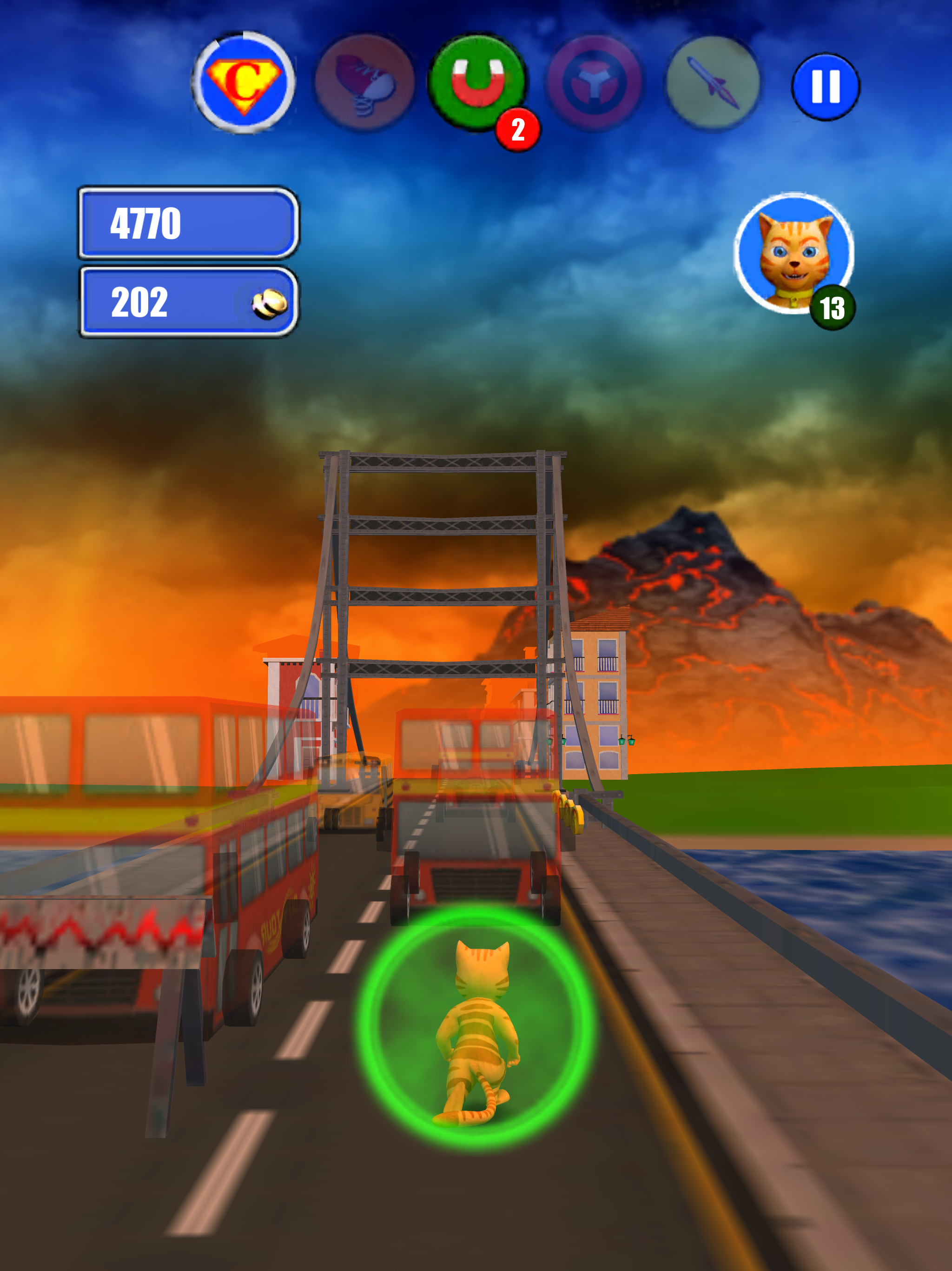 Halloween Cat Monster Run