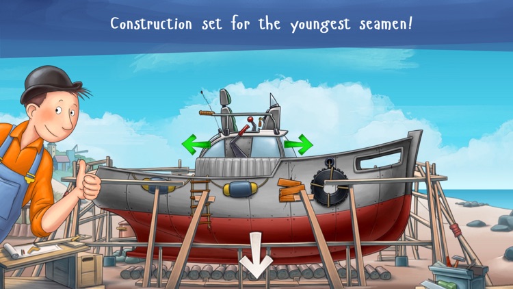 Mulle Meck's boats — a construction set for kids screenshot-0