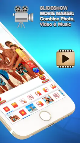 Game screenshot SlideShow MovieMaker –Combine Photo, Video & Music apk
