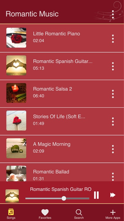 Love Songs and Romantic Music
