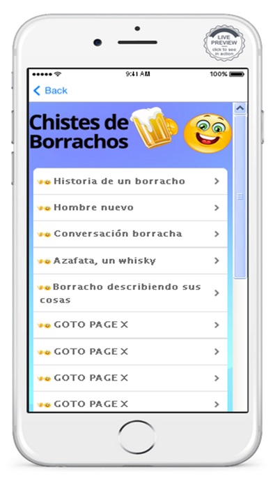 Screenshot #2 pour Chistes de Borrachos Graciosos