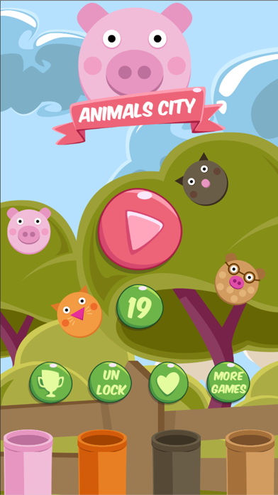 Screenshot #1 pour Animals City - Air Swap Version