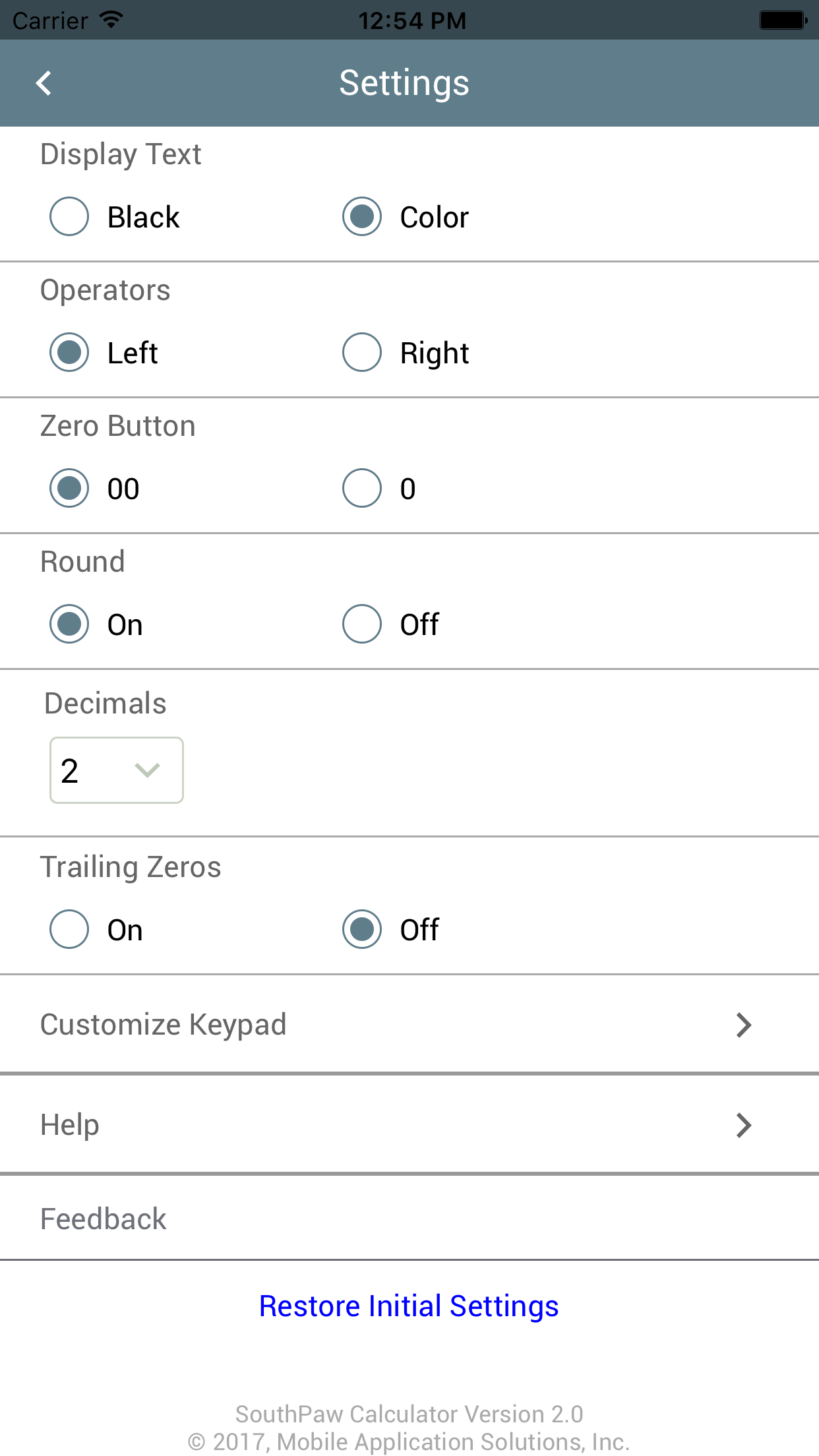 Southpaw Calculator screenshot 5