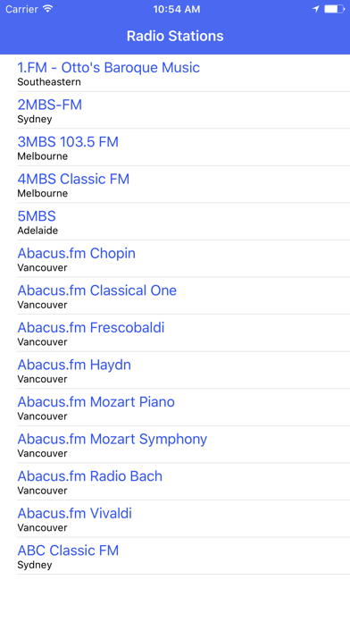 Screenshot #1 pour Radio Channel Classical FM Online Streaming