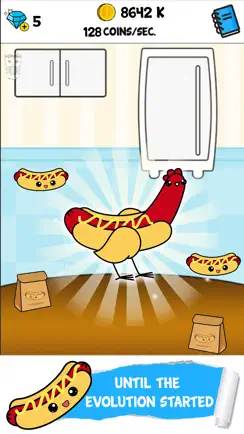 Hotdog Evolution - Food Clicker Kawaii Game iPhone image 3
