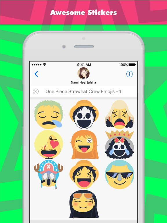 Screenshot #5 pour One Piece Strawhat Crew Emojis - 1 stickers