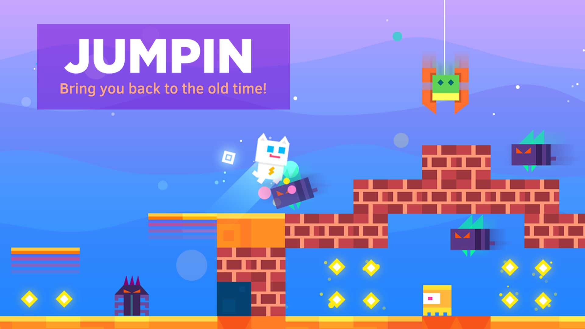 Super Phantom Cat - Be a jumping bro. screenshot 12