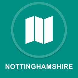 Nottinghamshire, UK : Offline GPS Navigation