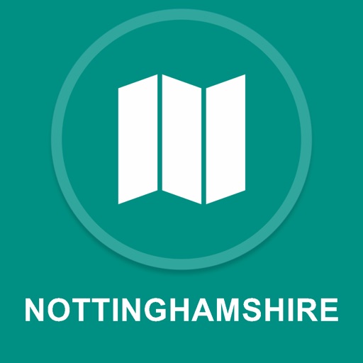 Nottinghamshire, UK : Offline GPS Navigation icon