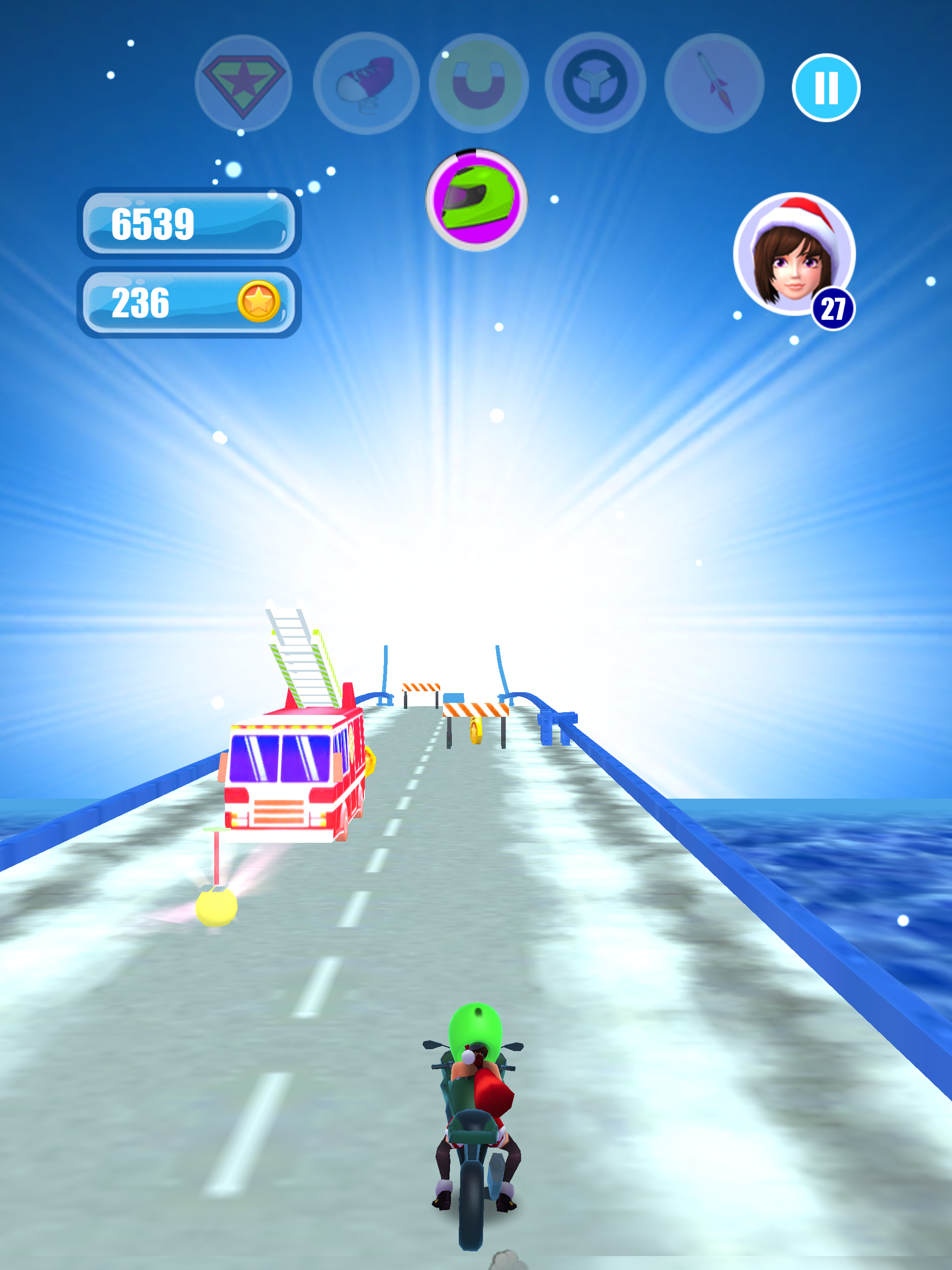 Santa Girl Run Xmas & Advent