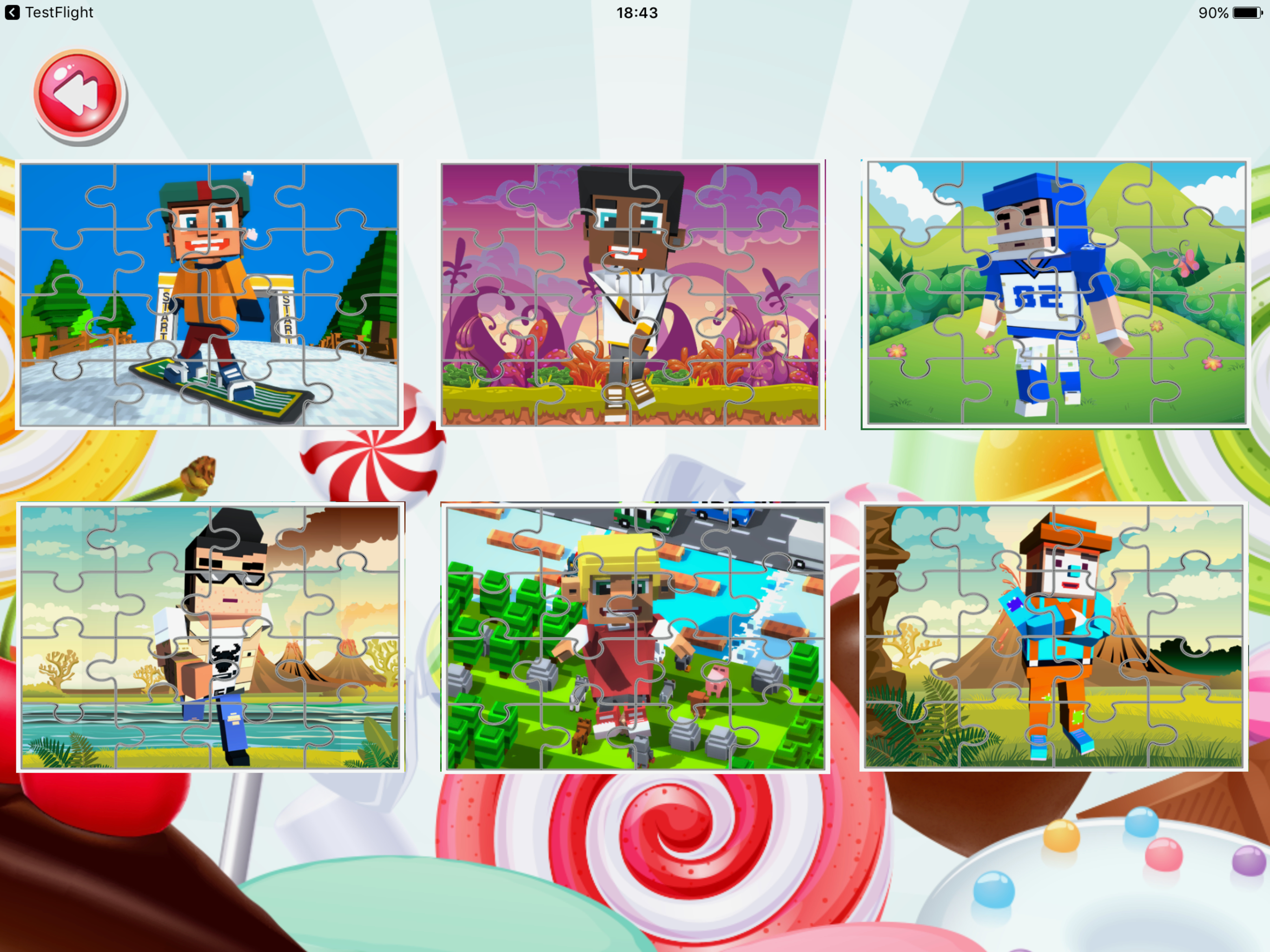 puzzle jigsaw cartoons active learning for grade