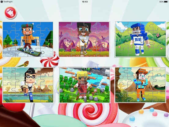 Screenshot #5 pour puzzle dessins animés jeux de lettres enfants