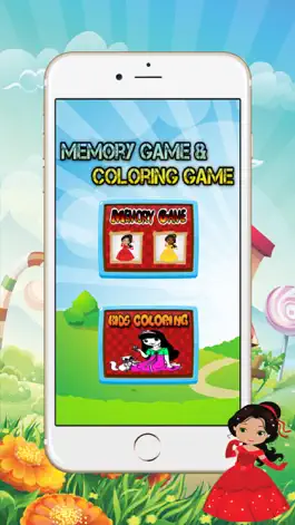Game screenshot Cards Matching & Coloring Book Princess mod apk