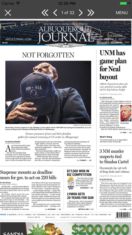 Albuquerque Journal Newspaper