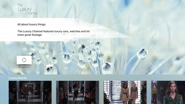 Screenshot #1 pour The Luxury Channel