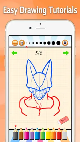 Game screenshot How to Draw for Dragon Ball Z Drawing and Coloring hack