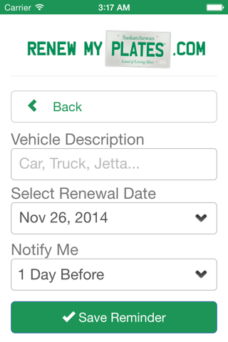 Renew My Plates screenshot 3