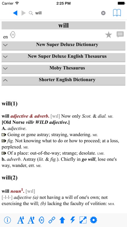 New Deluxe English Dictionary And Thesaurus screenshot-3