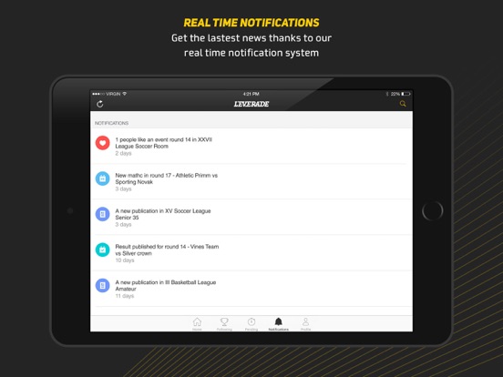 LEVERADE - Real Play iPad screenshot 3 - Sports app