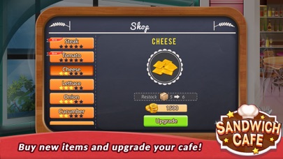 Sandwich Cafe Game – Cook delicious sandwiches! screenshot 3
