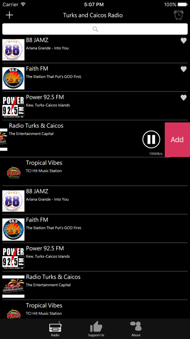 Turks and Caicos Radio iPhone screenshot 4 - Entertainment app