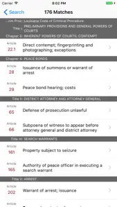 Louisiana Code of Criminal Procedure (LawStack) screenshot #5 for iPhone