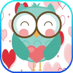 Kids Coloring Book with valentine days app icon