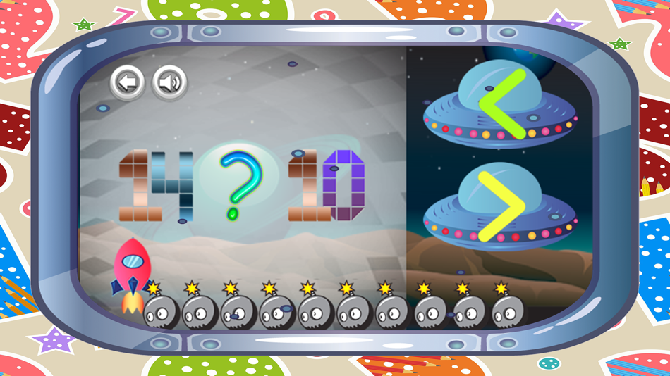 #4. Rocket Common Core 1st Grade Quick Math Brain Test (iOS) 由: Perachai Wongsinwises