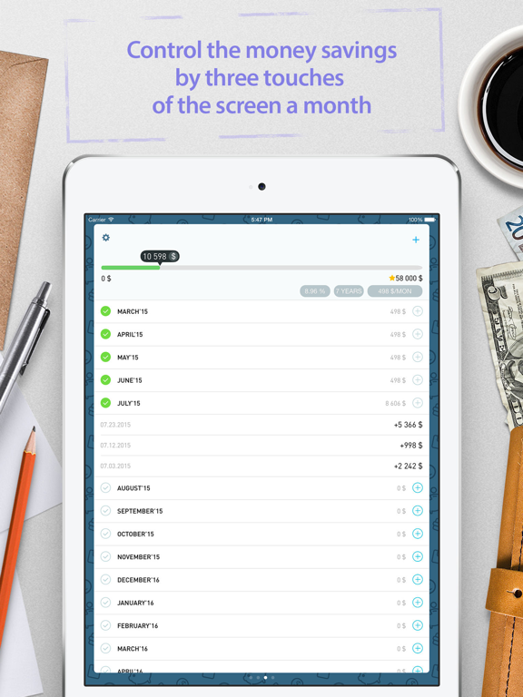 Screenshot #4 pour Deposit Calculator - plan and calc your savings