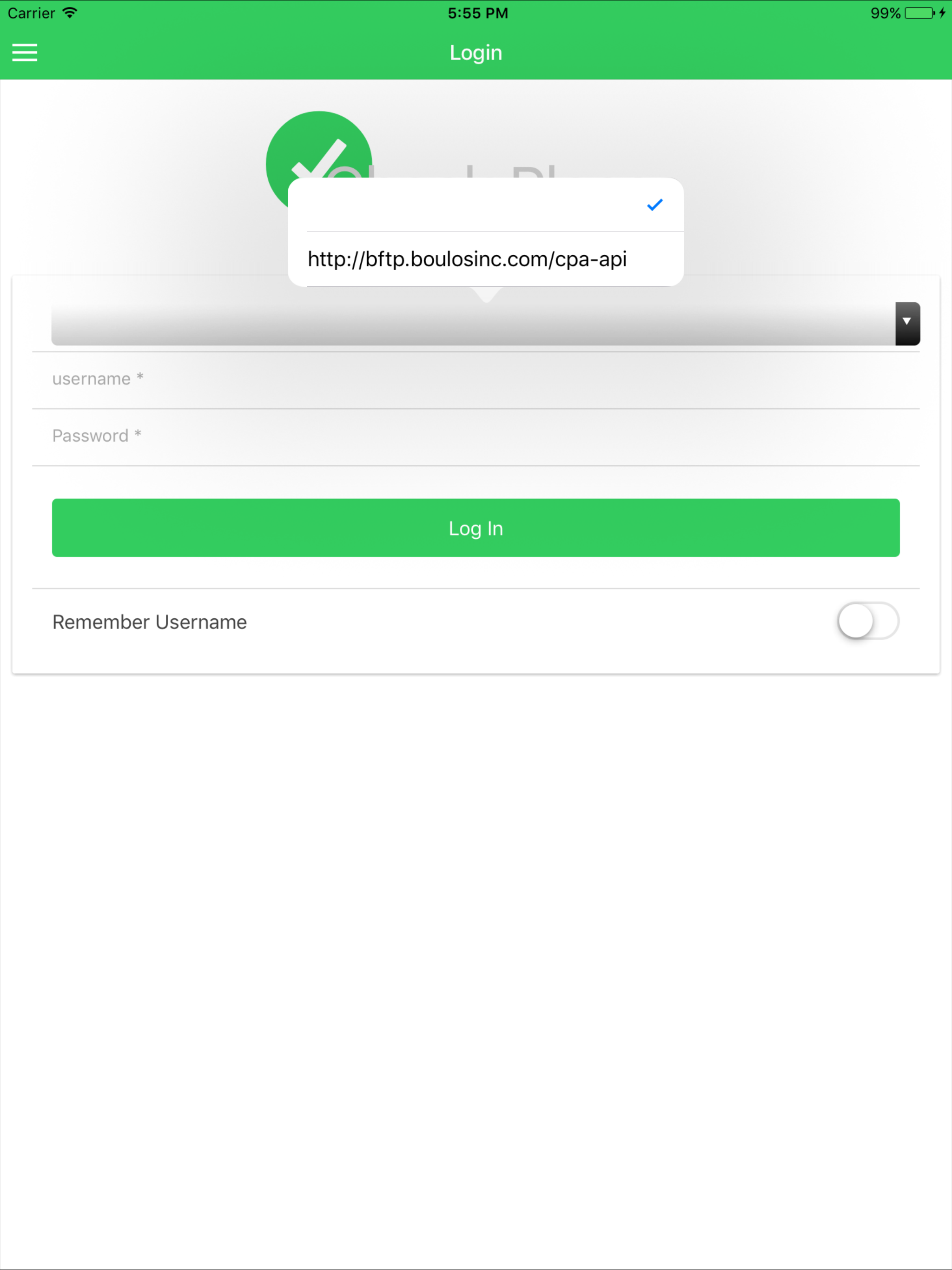 C2B Check Please App