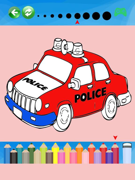 Screenshot #4 pour Imprimable Car Cartoon Coloring Pages For Kids