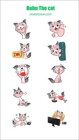 Bubu The Cat Stickers(圖3)-速報App