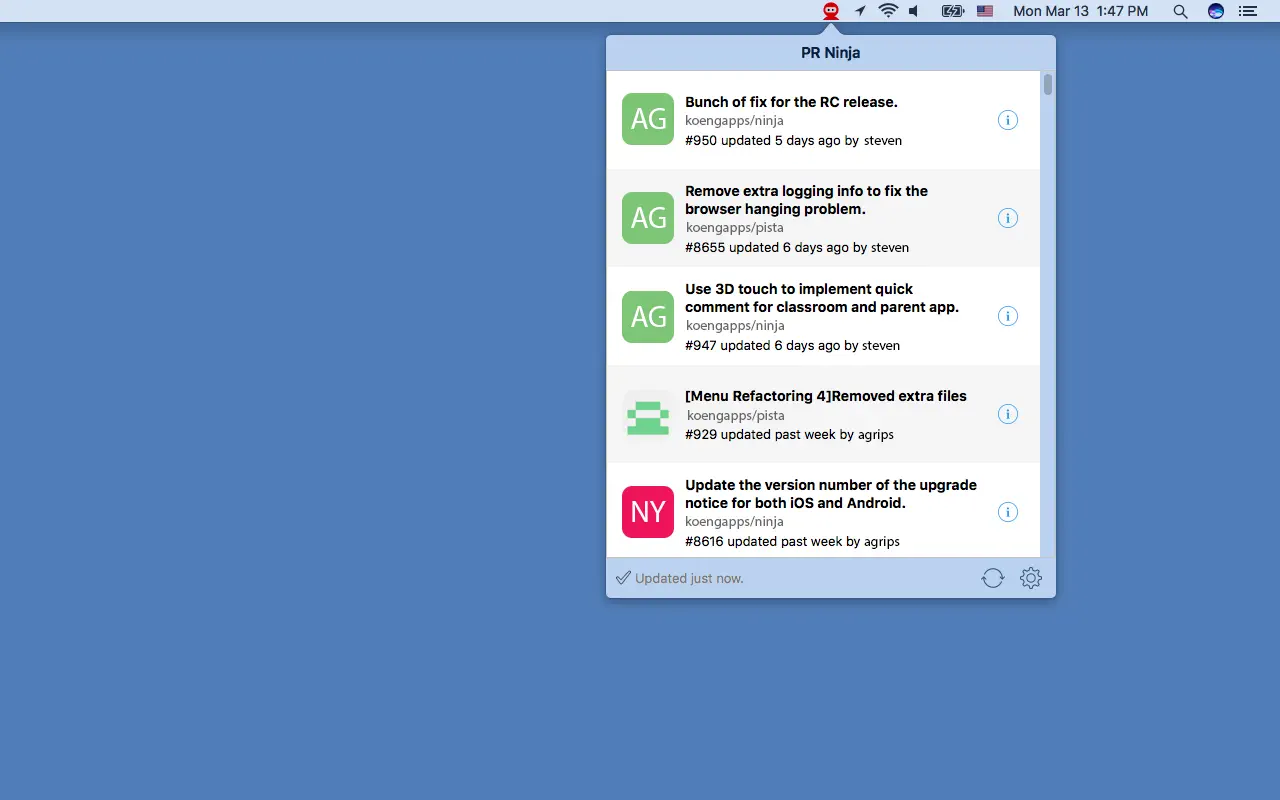 #1. PR Ninja (macOS) بواسطة: KoengApps