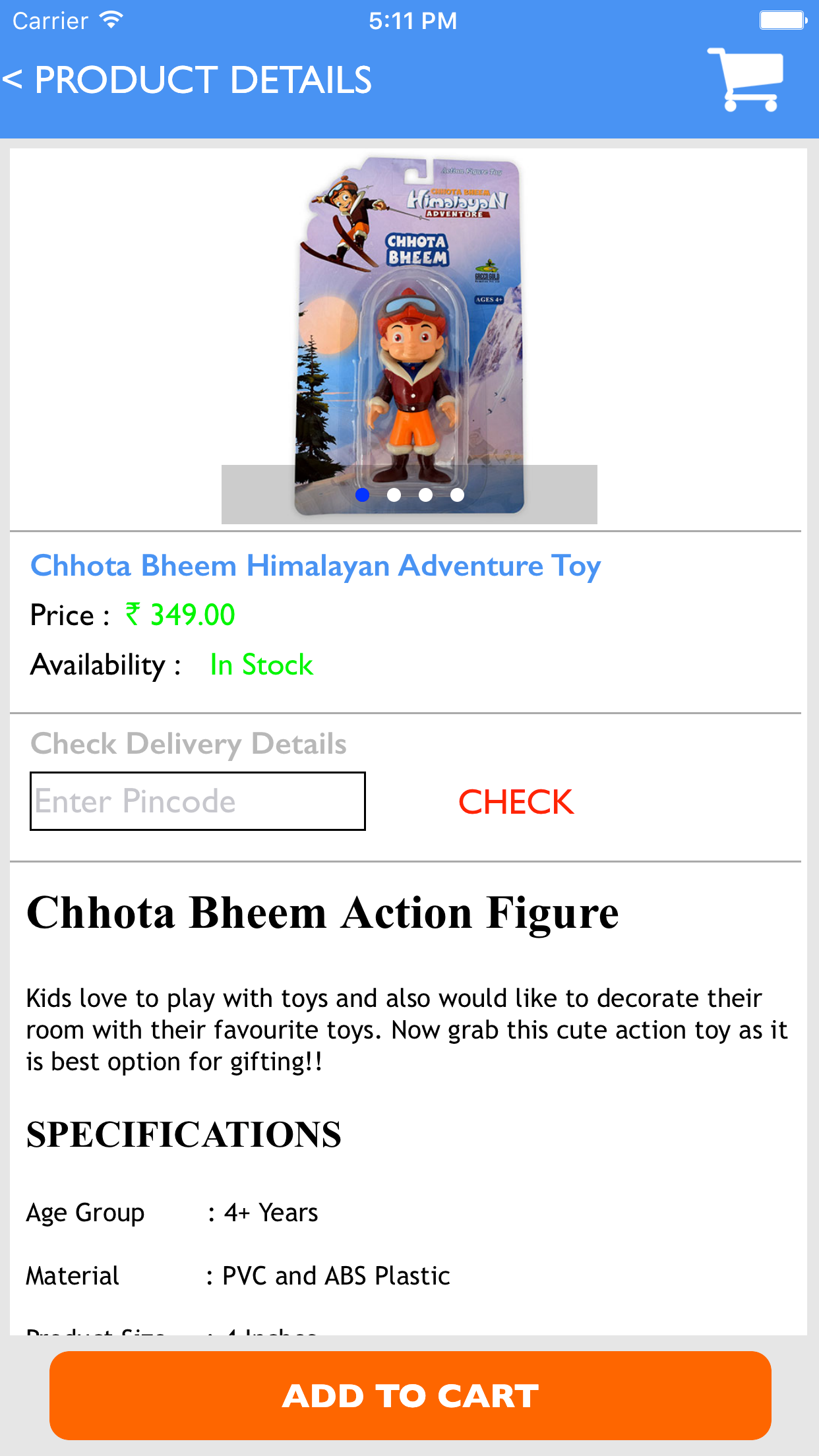 Chhota Bheem Shop screenshot 3