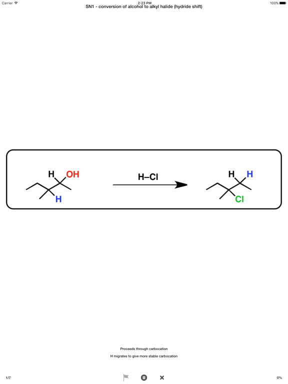 Screenshot #6 pour Organic Reaction Flashcards