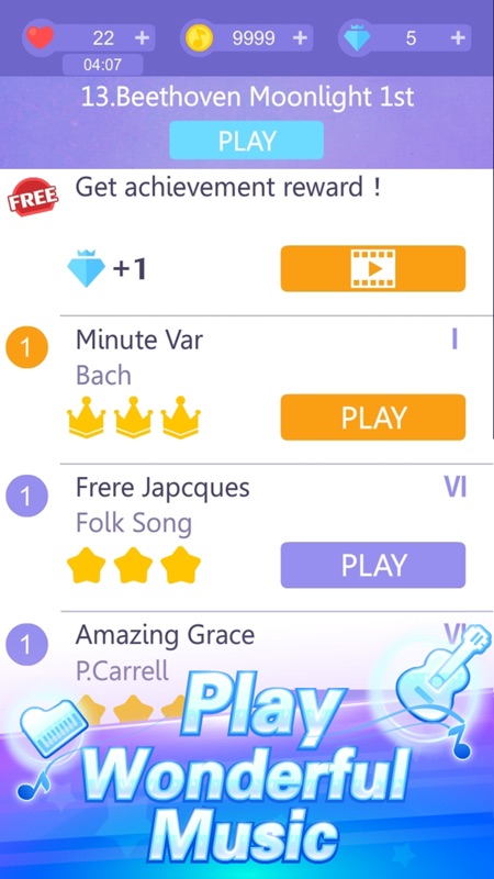 White Tiles 2 : Piano World. screenshot 5